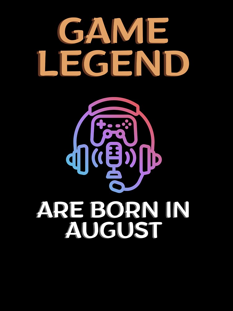 Game legend - Born in August - BW by Nemesiscrowd