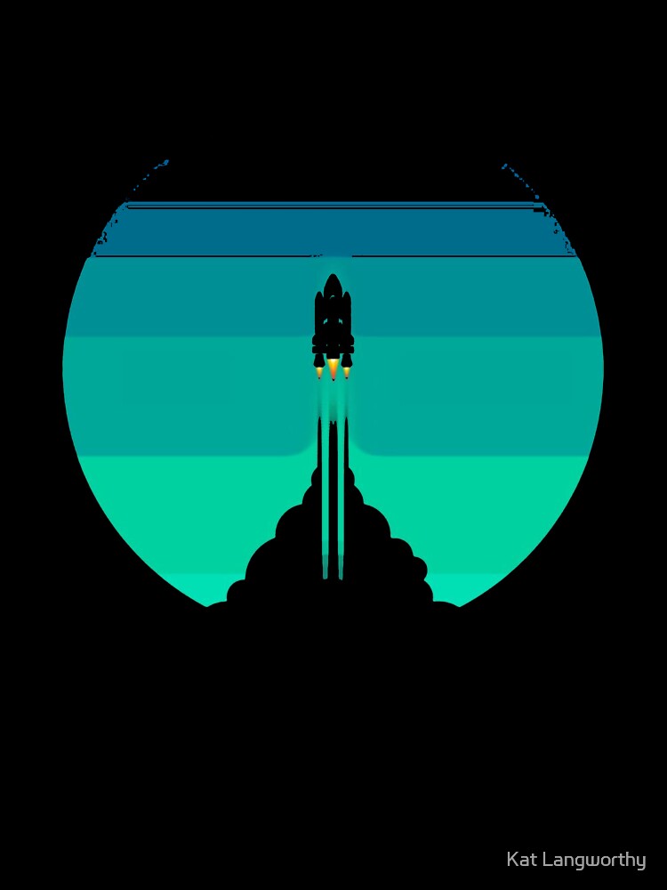 Into The Out Space T-Shirt_274870 by Kat Langworthy