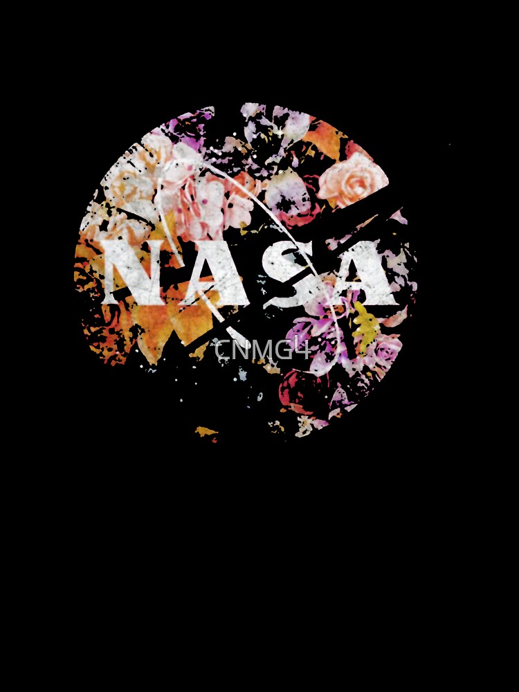 NASA Vintage Flowers Emblem T-Shirt_1601277 by CNMG4