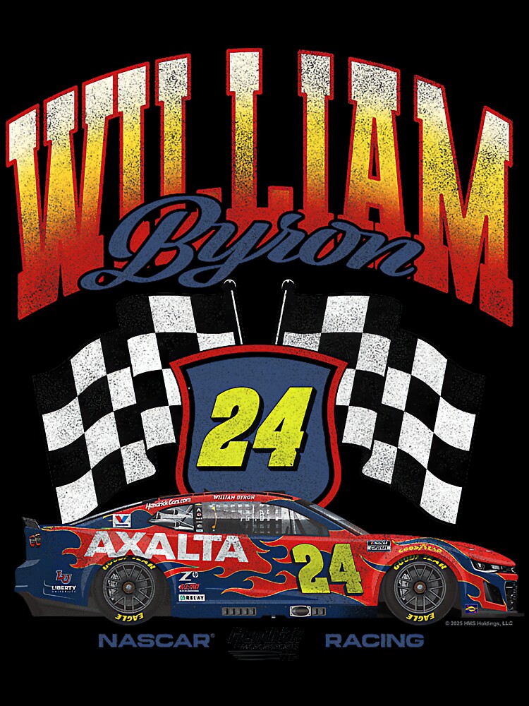 Hendrick Motorsports William Byron 24 Racing Nascar Camaro Premium Tri-Blend by MichelleELawren