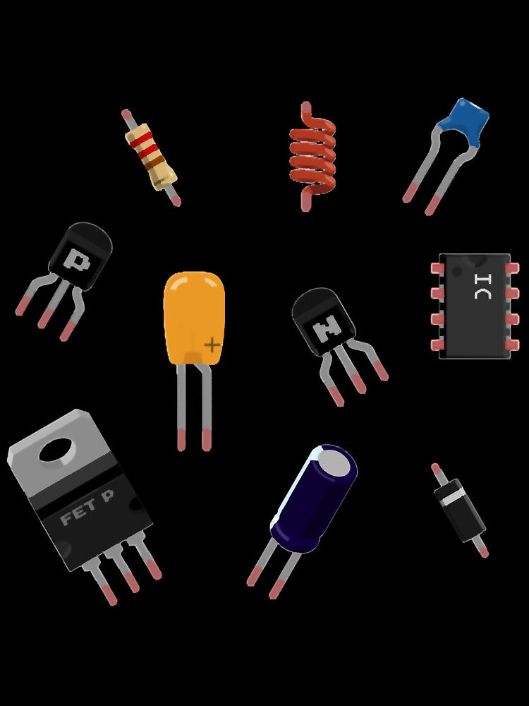 Basic Electronic Components by PheroKita