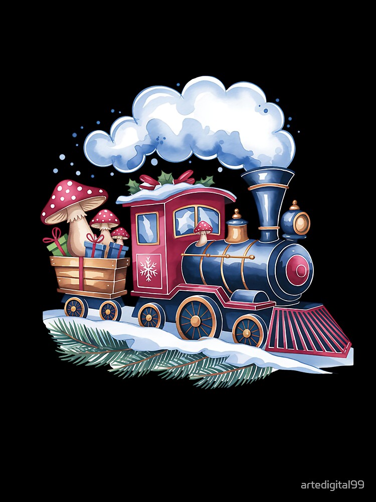 Cute Holiday Watercolor – Christmas Illustration Design by artedigital99