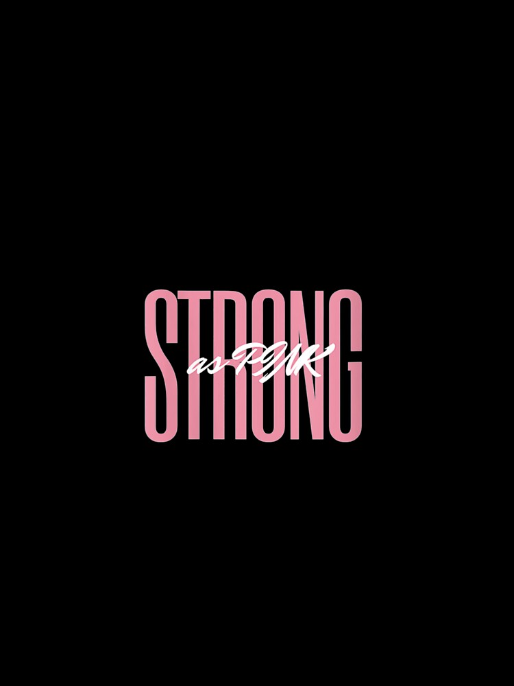 Womens-Strong-As-Pink-Original-V-neck by pivpc1657