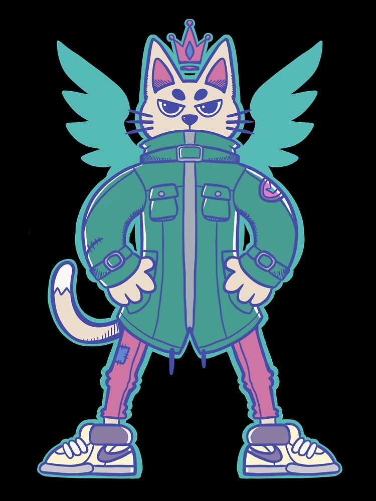 Badass cat by Ez-ra-art