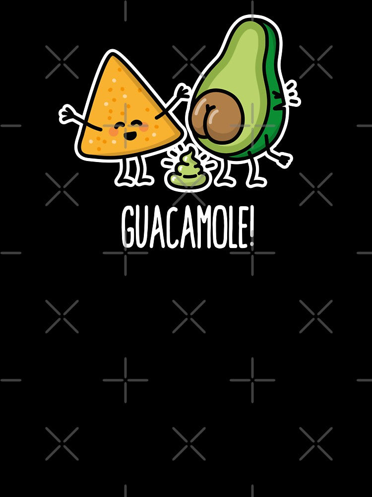 Guacamole turd pooping avocado Tortilla chips gift by LaundryFactory