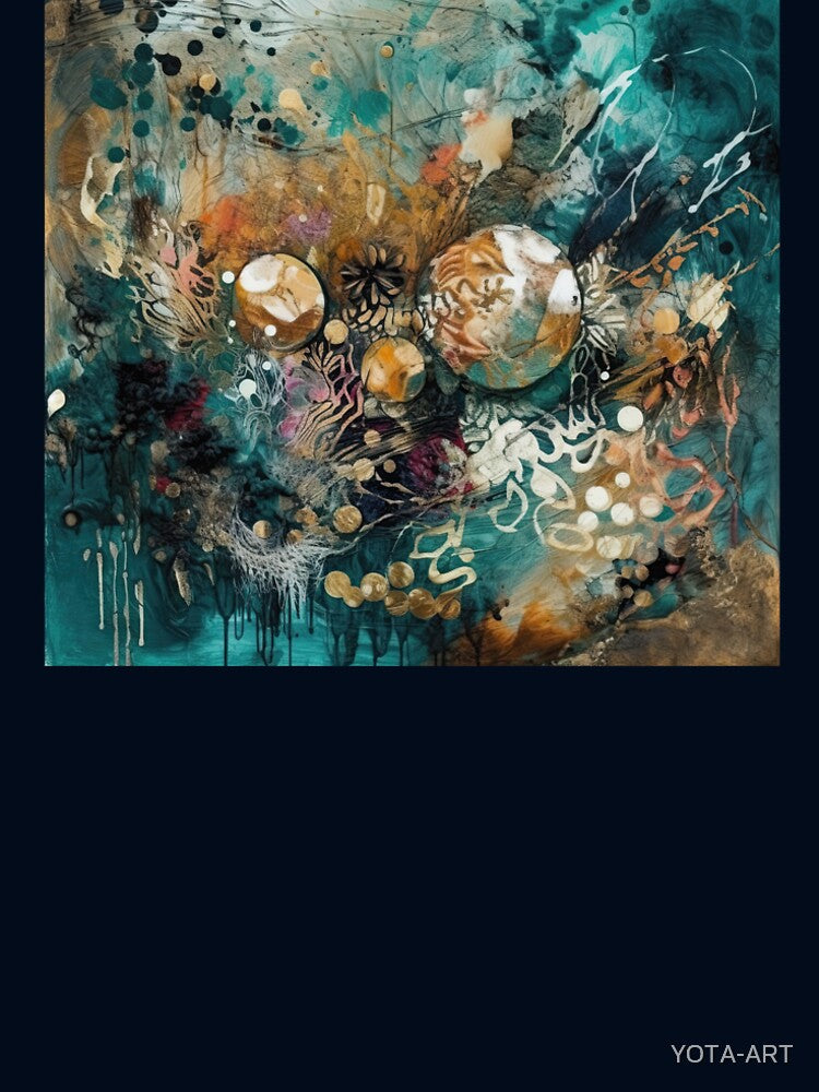 Modern Boho Art. Mesmerising Bohemian Art Painting. 1 by YOTA-ART