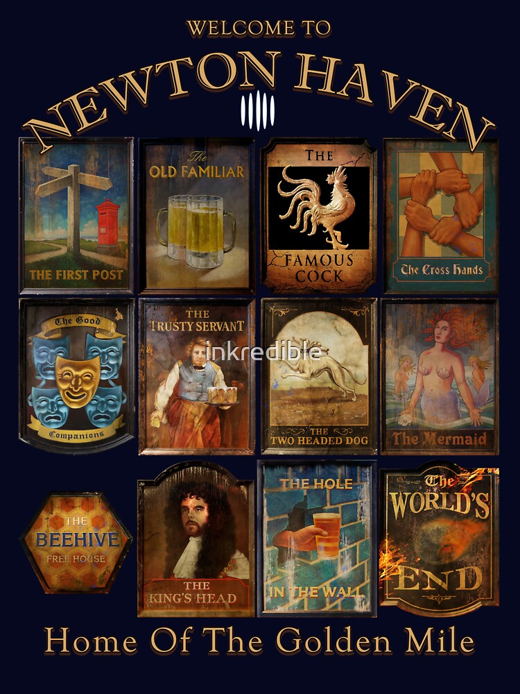 Newton Haven Pubs by inkredible