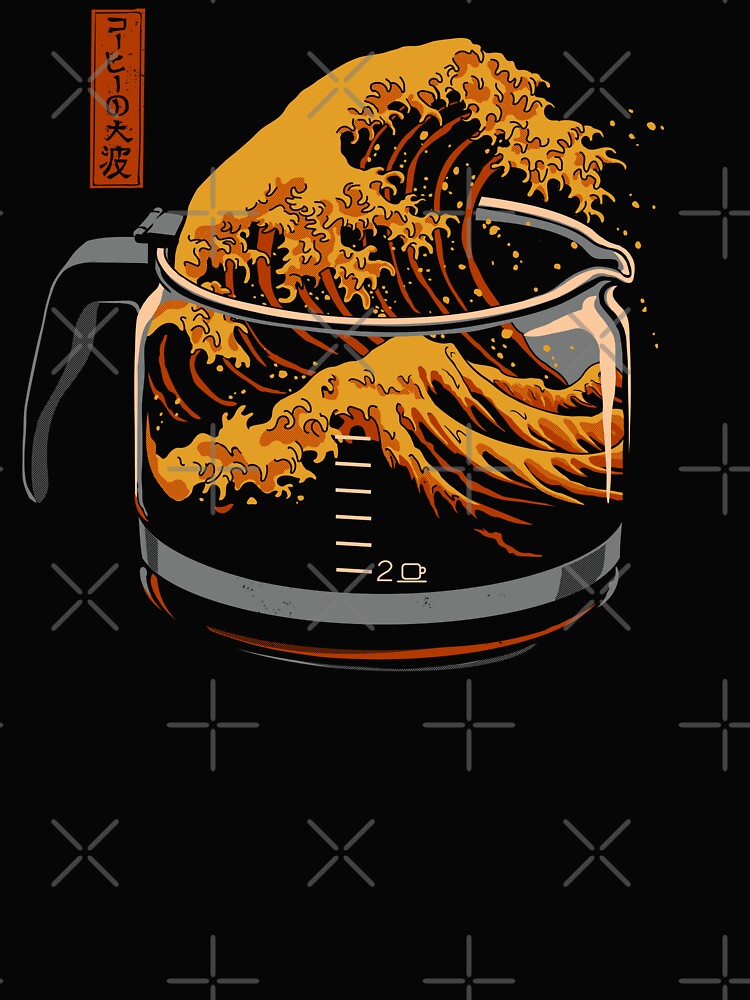The Great Wave of Coffee by Elan Harris