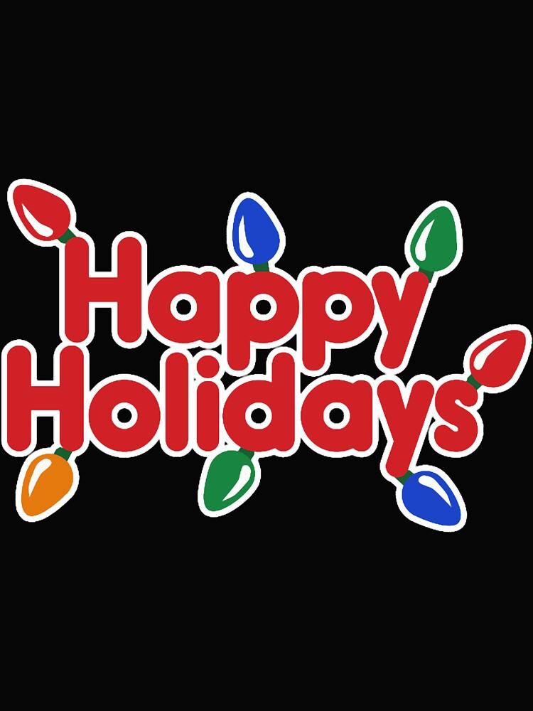 Happy Holidays Oversized by Easonseay