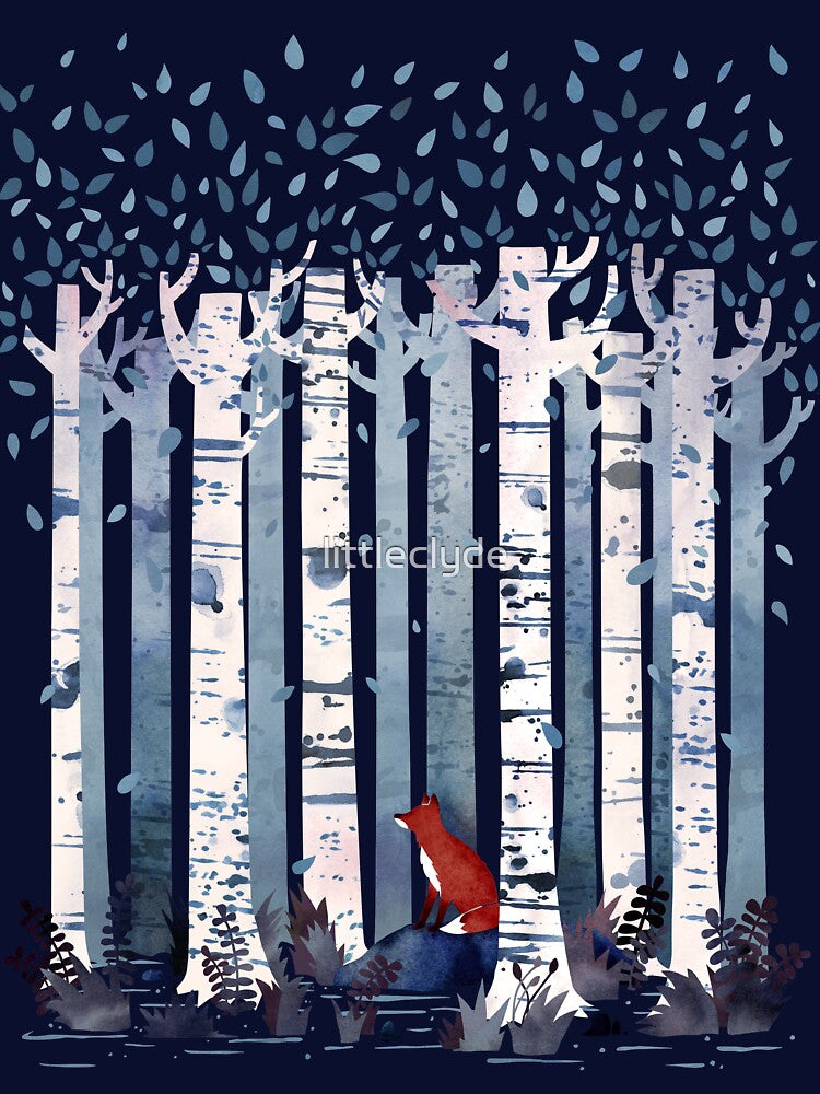 The Birches (in Blue) by littleclyde