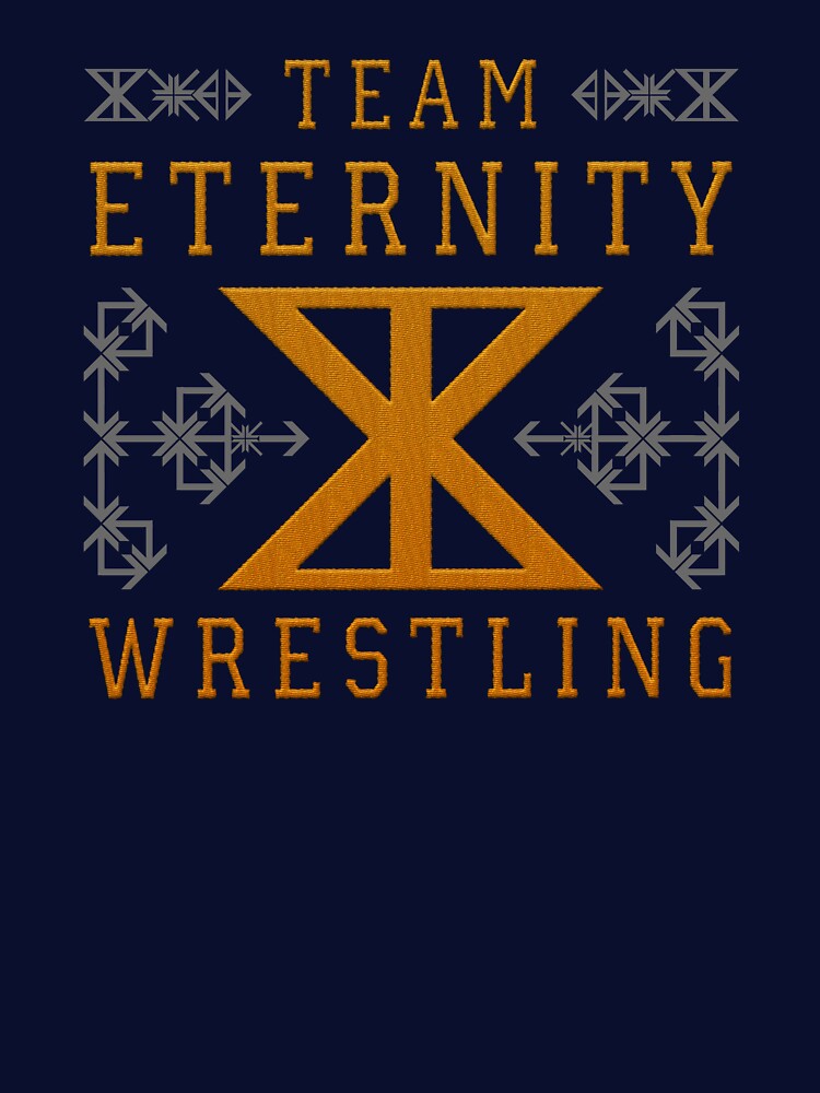 geometric varsity sports wrestling team - embroidery iron patch textured graphic artwork by hayrpictures