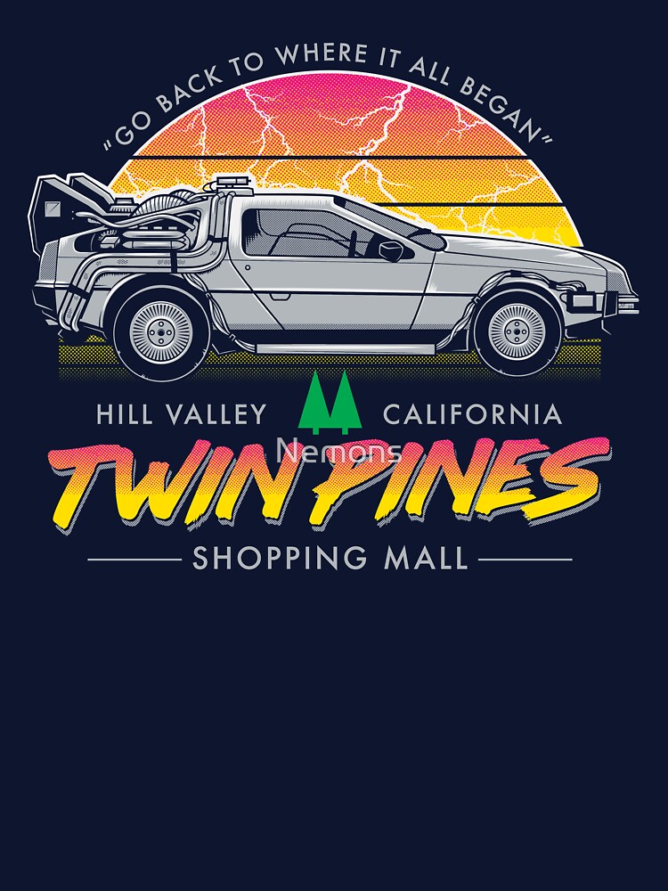 Back to the Mall - Retro 80s Sci Fi  Movie by Nemons