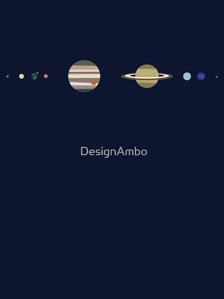 Solar System Illustration by DesignAmbo