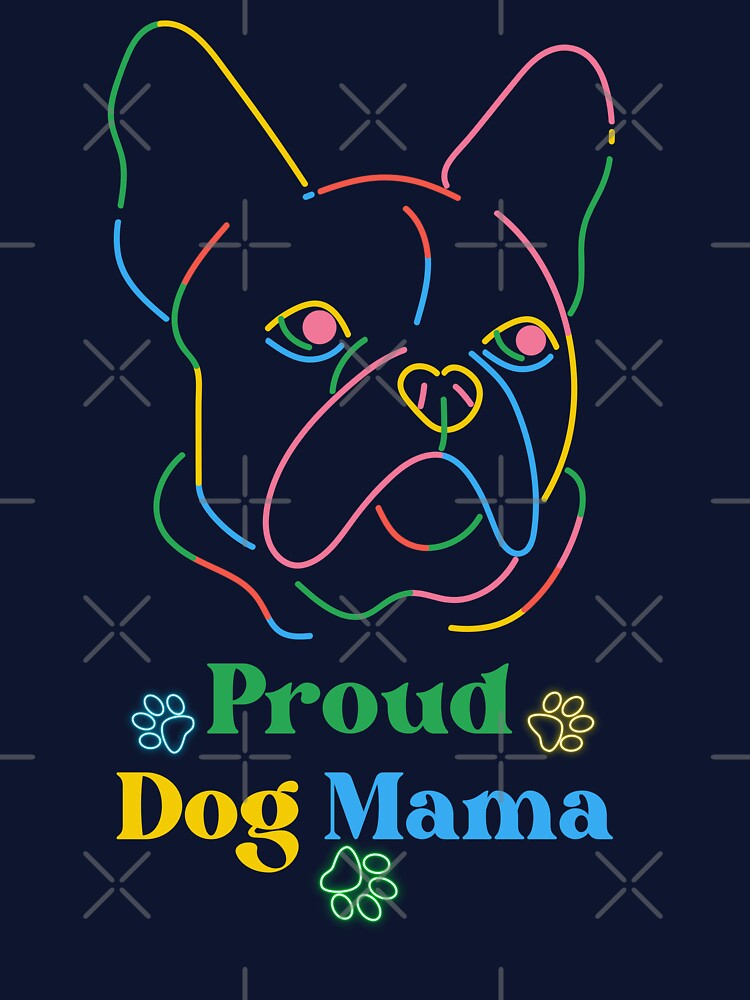 Proud Dog Mama Illustrated Digital Design V1 by mangaworldart