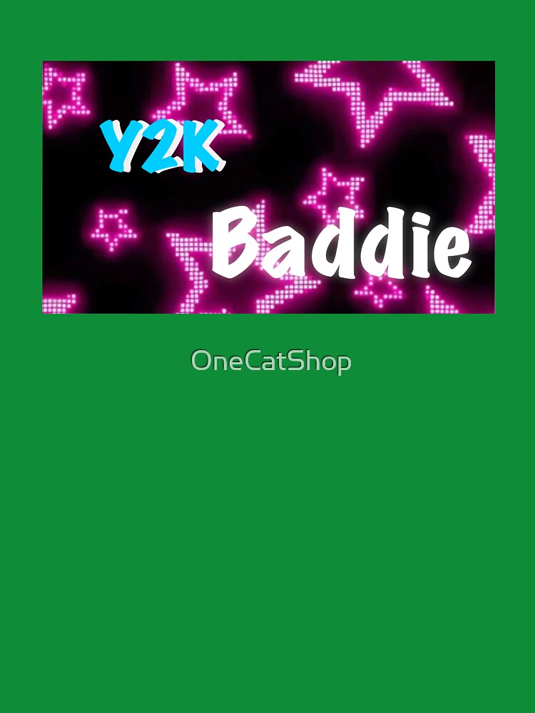 Y2K Baddie Blue Sticker Year 2000 Baddie Blue Sticker by OneCatShop