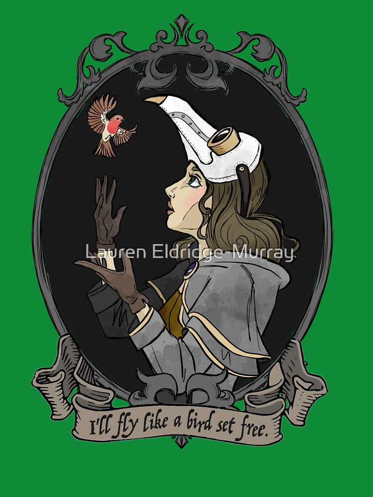 Like a bird set free - Mabel's Mask by Lauren Eldridge-Murray