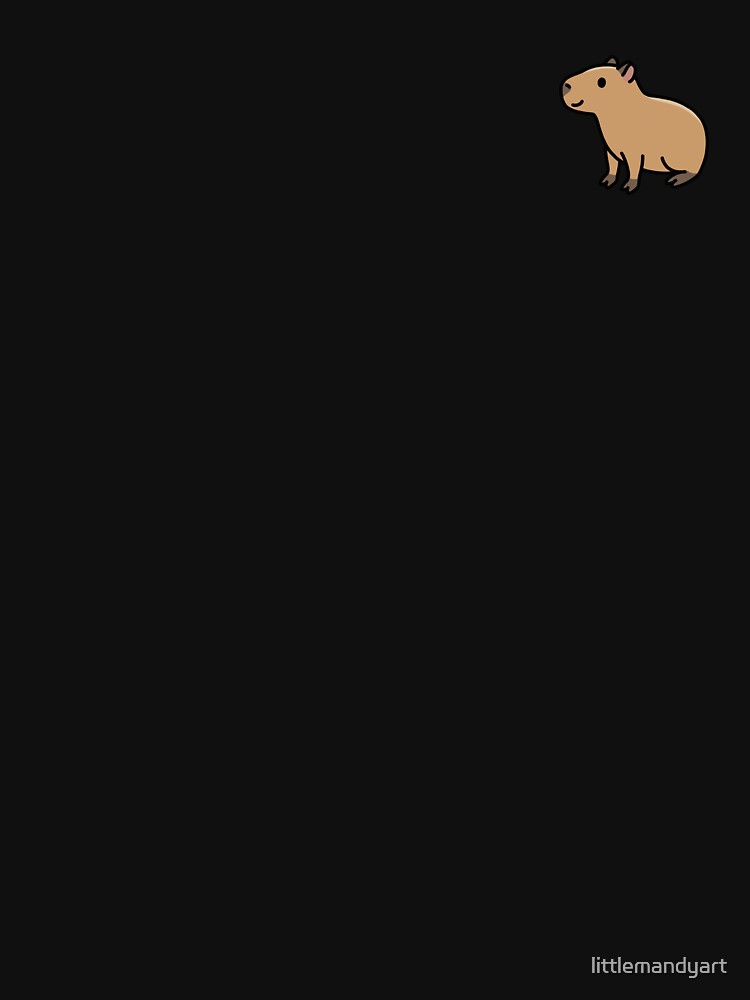 Capybara by littlemandyart
