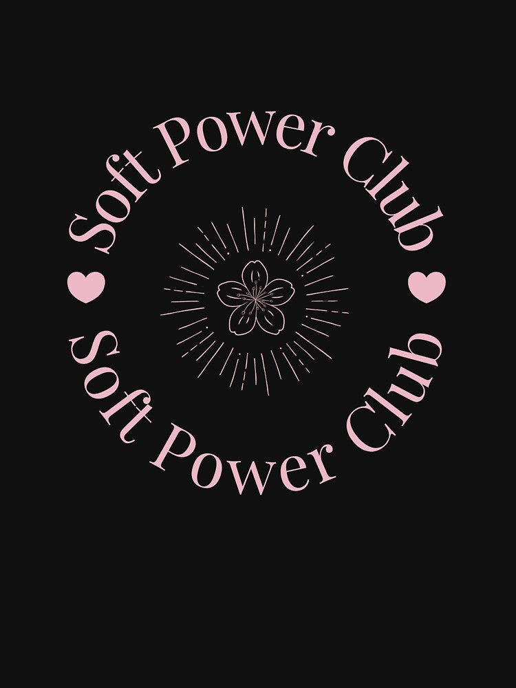 Soft Power Club - Blush on Black by Soft Power Club