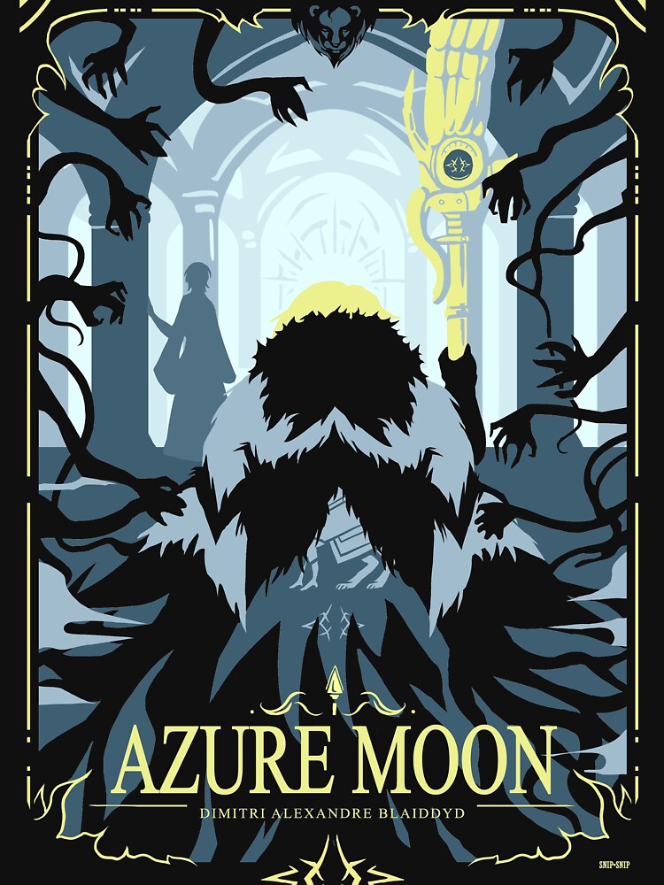 Azure Moon by SnipSnipArt
