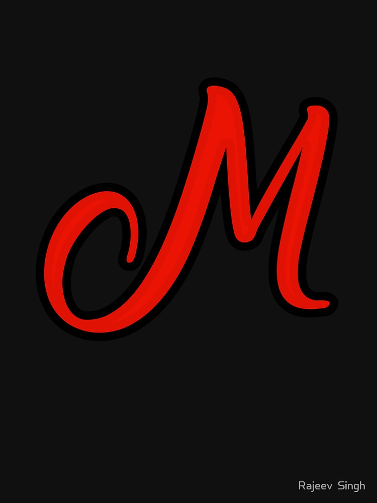 Initial Monogram M by Rajeev  Singh
