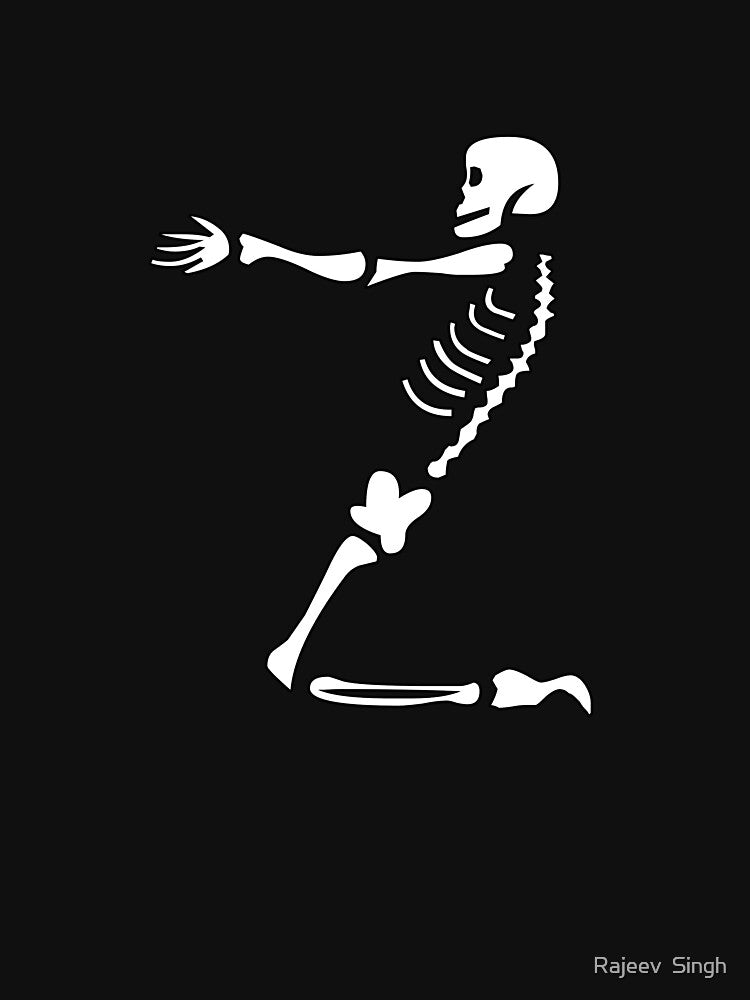 Skulls doing yoga initial monogram Z by Rajeev  Singh