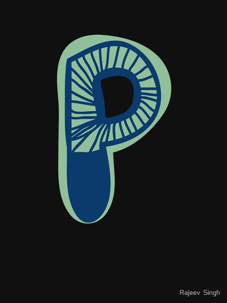Initial Monogram P by Rajeev  Singh