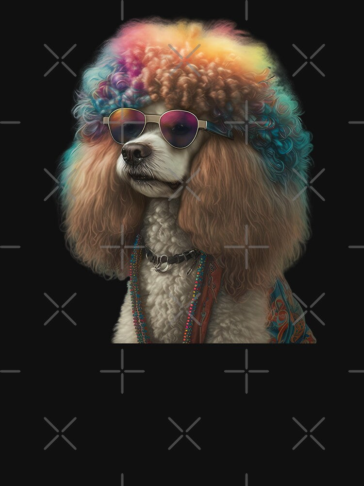 Hippie poodle by AnimalArtPhotos