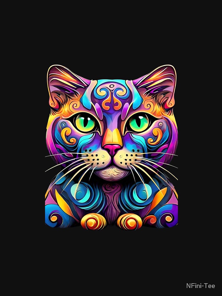 CAT GURU IN PASTEL by NFini-Tee