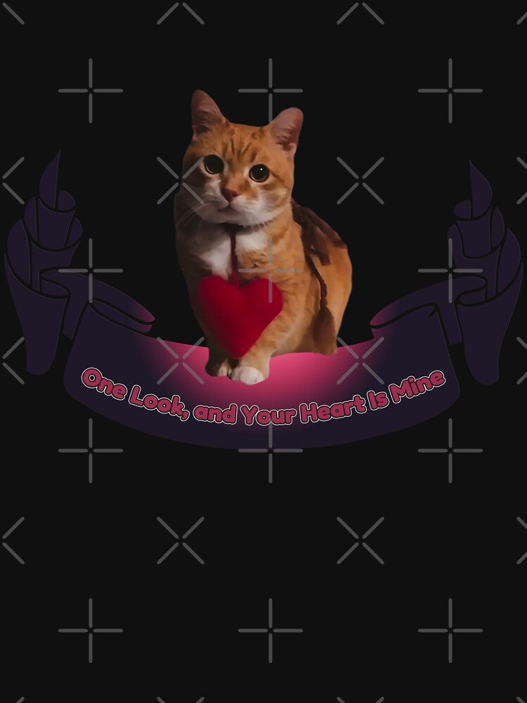 Heart-Stealing Cat – Midnight Charm by MB-CatPrints