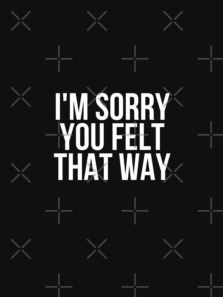 I'm Sorry You Felt That Way by BigMovesHustler