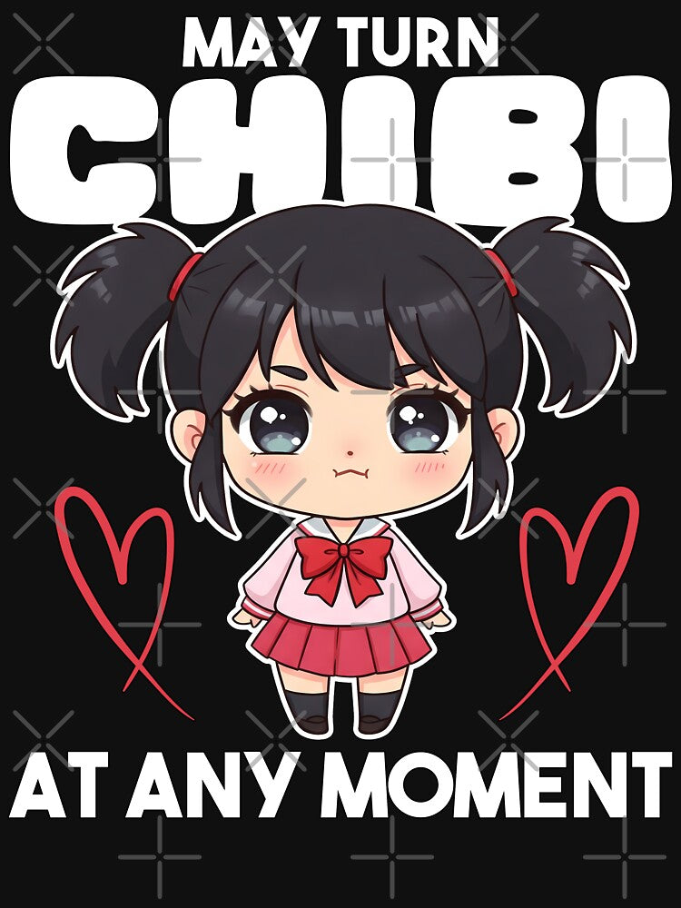 MAY TURN CHIBI AT ANY MOMENT - ANIME GIFT by KEF Custom