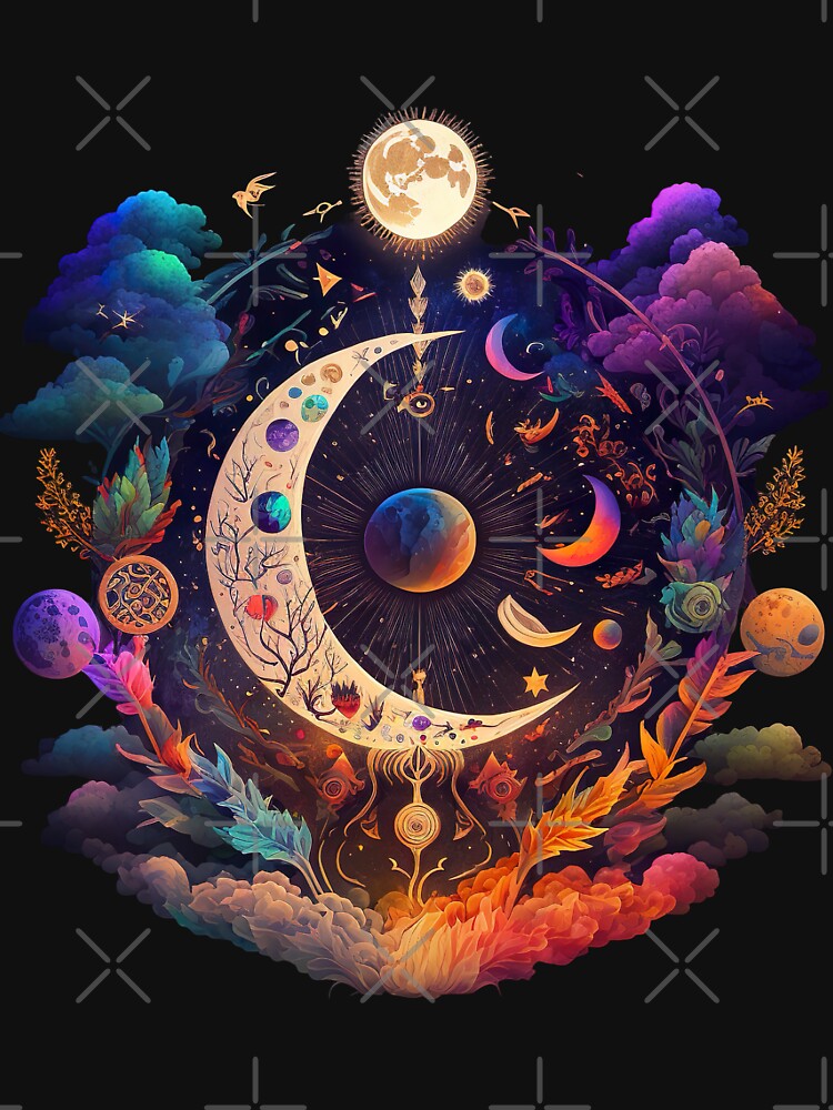 cluster of moons is a mesmerizing sight 2 by LLdreams