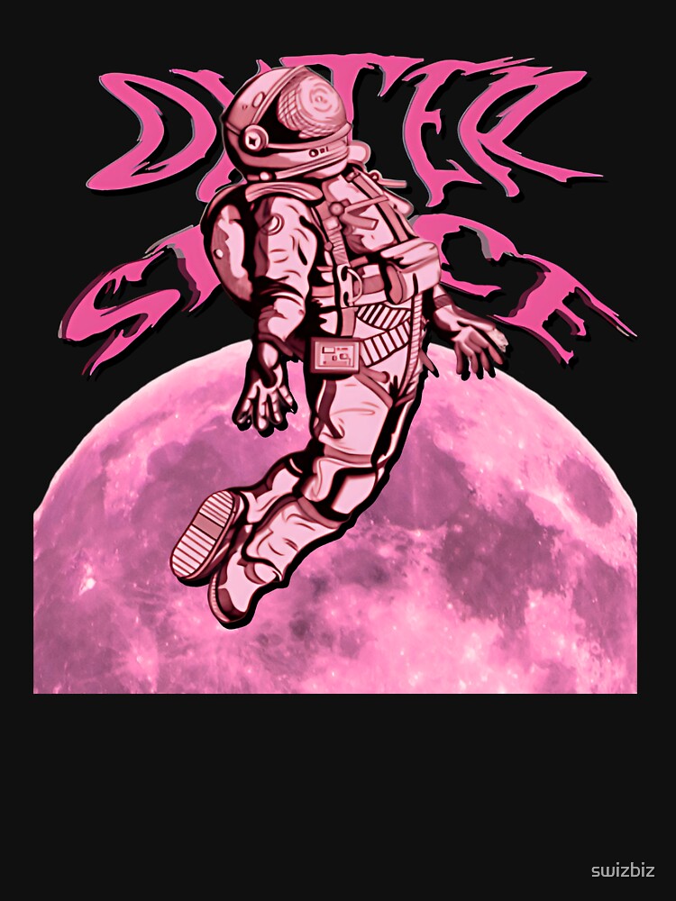 Lost in Space – Retro Astronaut Oversized Tee by swizbiz