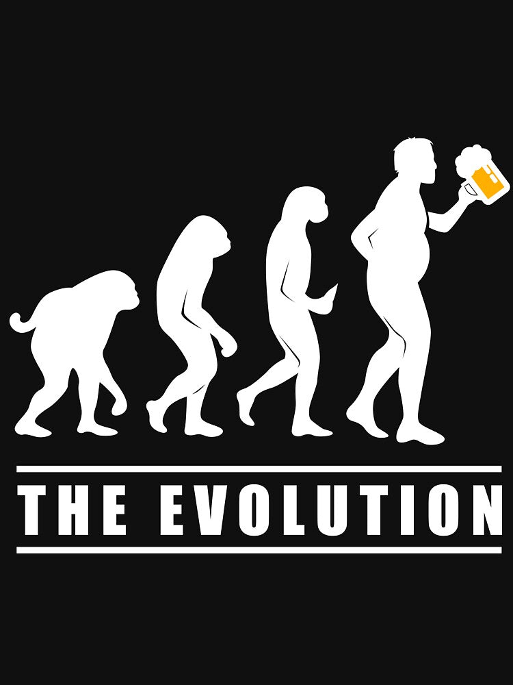 The Evolution of Man Funny T-Shirt by AllStarMerch