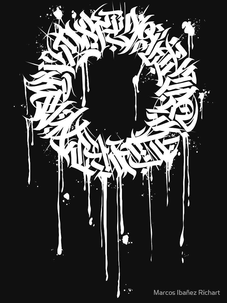 Abstract Graffiti Circle Street Art Design by Marcos Ibañez Richart