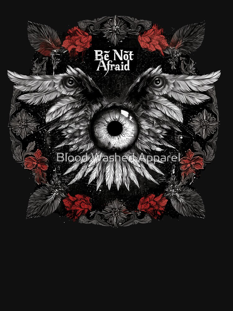 Be Not Afraid Biblical Angel | Metal Gothic Grunge Christian Art by Blood Washed Apparel