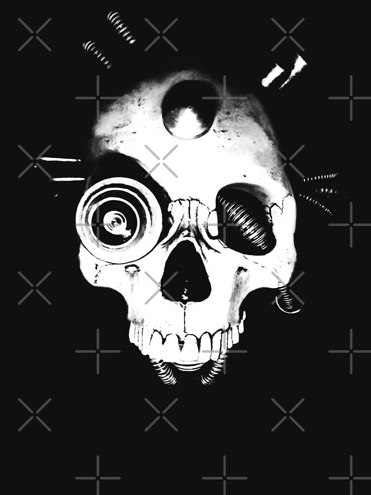 Cyberpunk Skull Mod.2 (White) by 7S Seveness Design