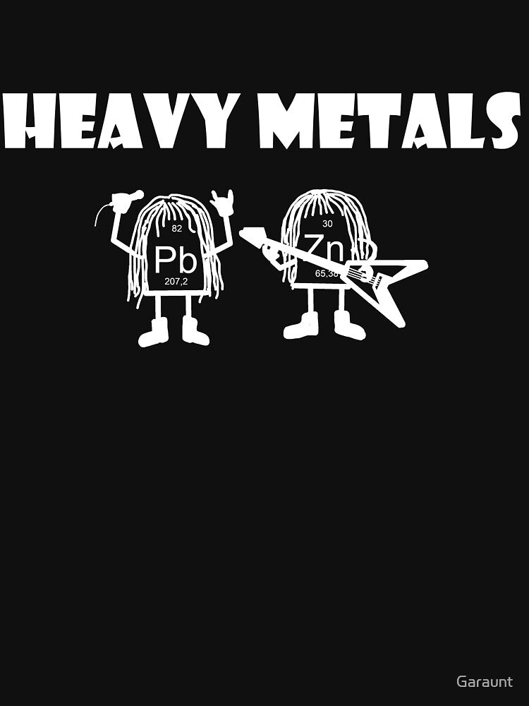 Heavy metals, heavy metals rock, chemist periodic table by Garaunt - The bavarian brute