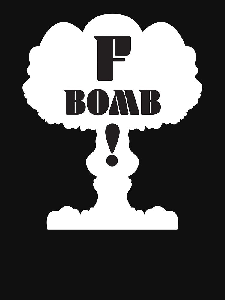 F-Bomb Retro Print Double Meaning Unisex design by Lisbob