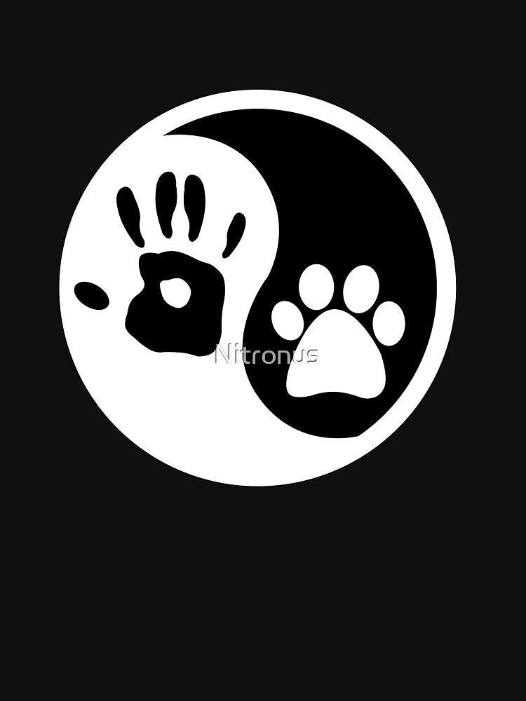 Dog hippie ying yang by Nitronus
