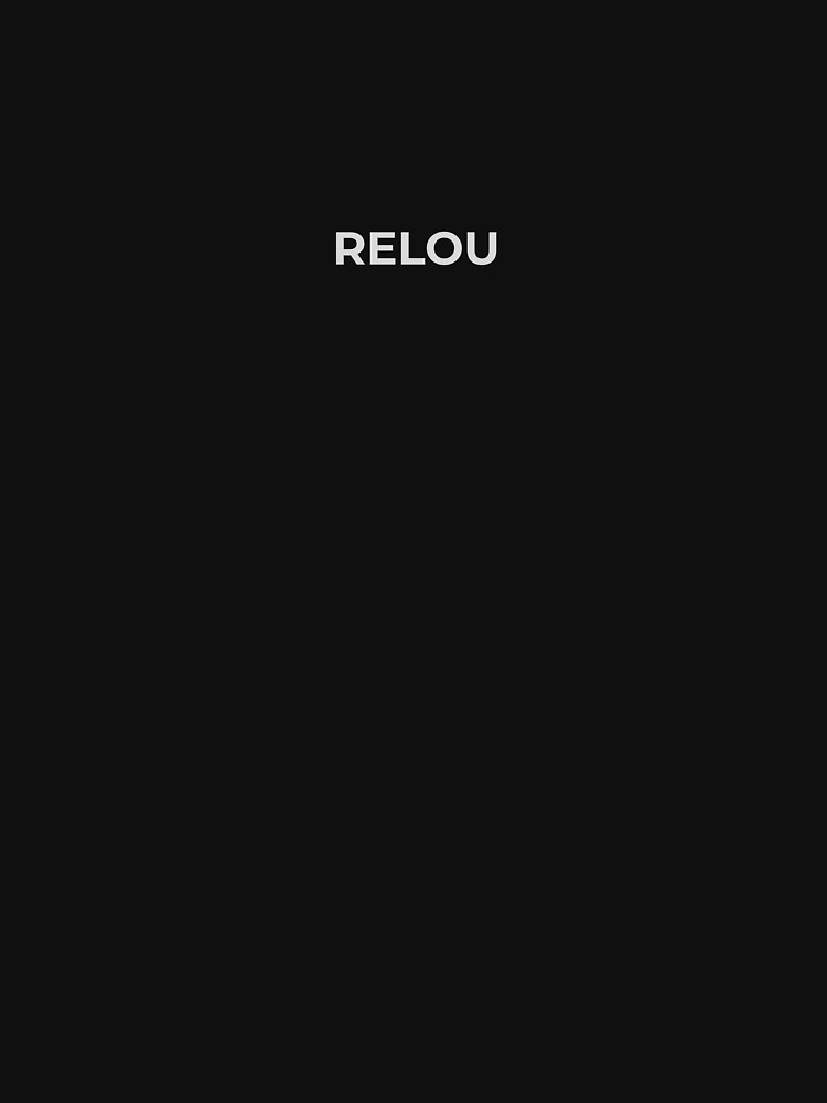 "RELOU – French Slang Streetwear Typography Design | Minimal Paris Urban Aesthetic” by Voici