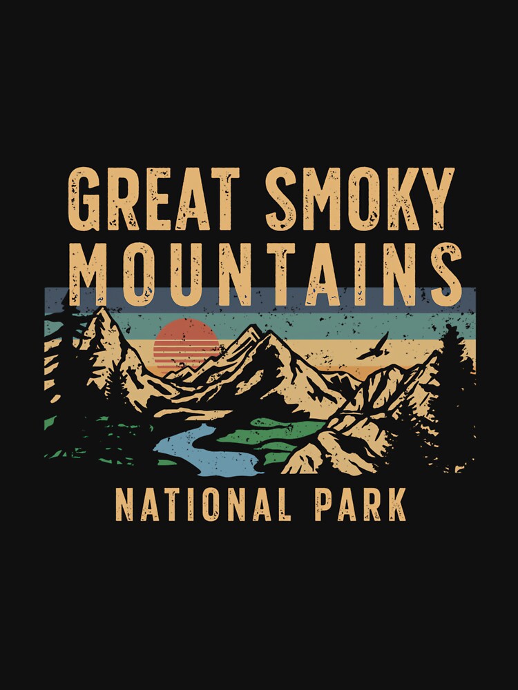Great Smoky Mountains National Park Vintage Nature Graphic by TomAScott27