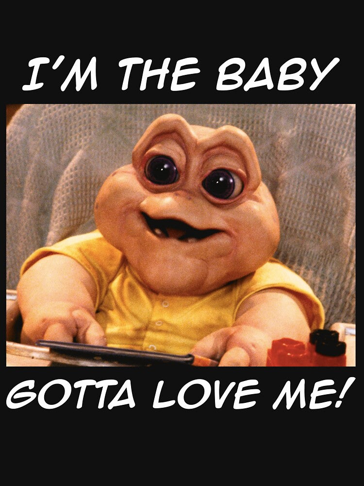 I'm the baby gotta love me Baby Sinclair character by VitorDias1071