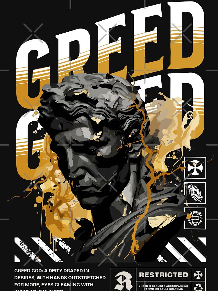 god of greed Streetwear by NF Designs Studio DTF