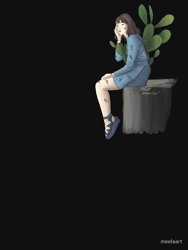 Ragazza cactus cactus girl meelaart by meelaart