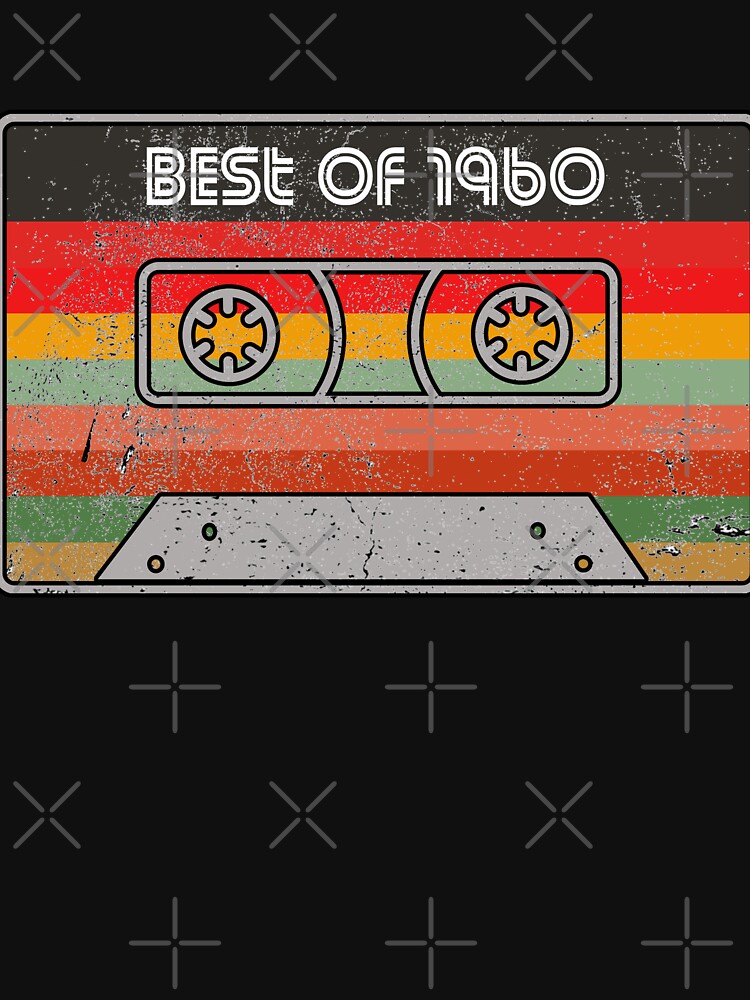 Best Of 1960 60th Birthday Gifts Cassette Tape Vintage by Akmloza