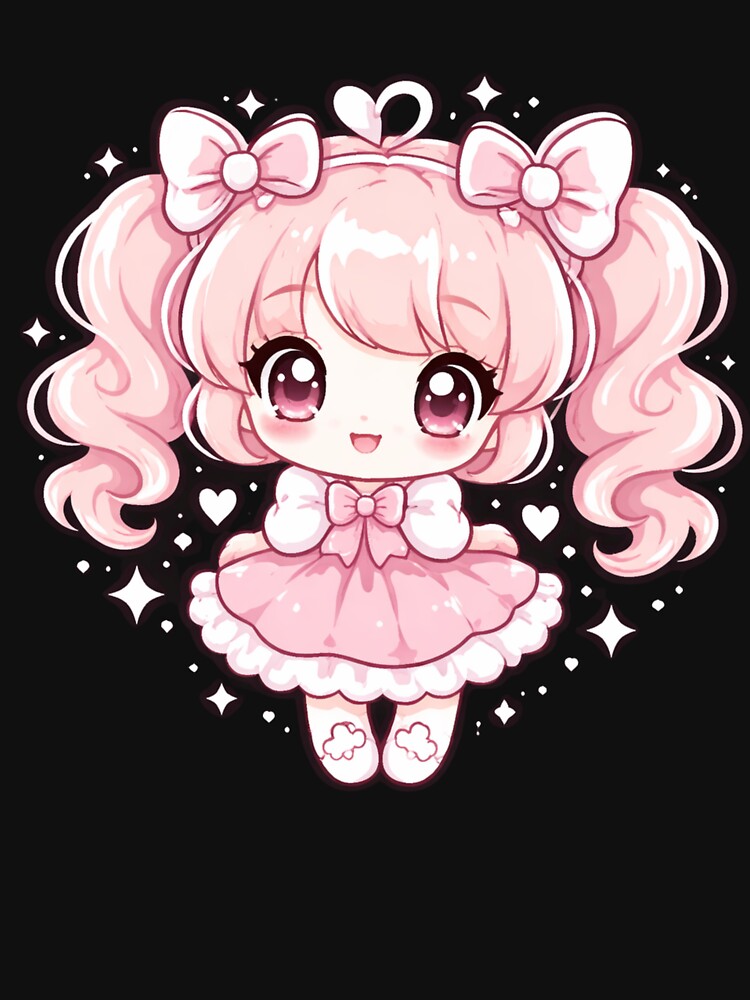 Kawaii Girl – Cute Chibi Anime Aesthetic by PaulaDesignCo