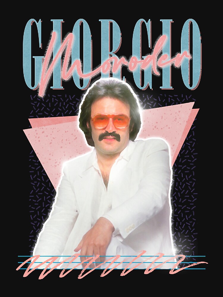 Giorgio Moroder -- Retro Style Fan Art Design by AhriKimich