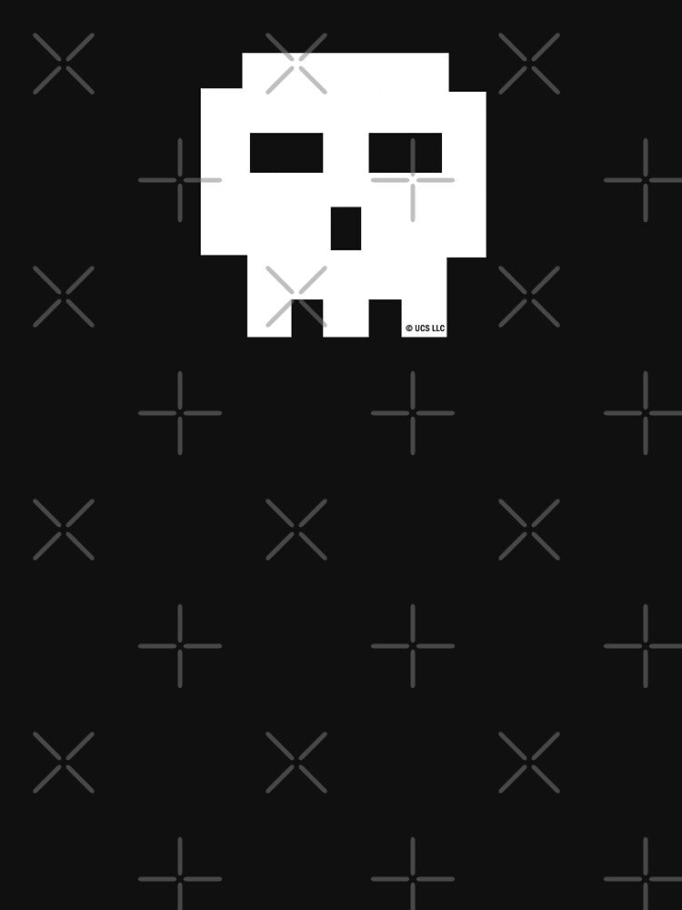 Scott Pilgrim 8-Bit Skull T-Shirt by ValentinaHramov