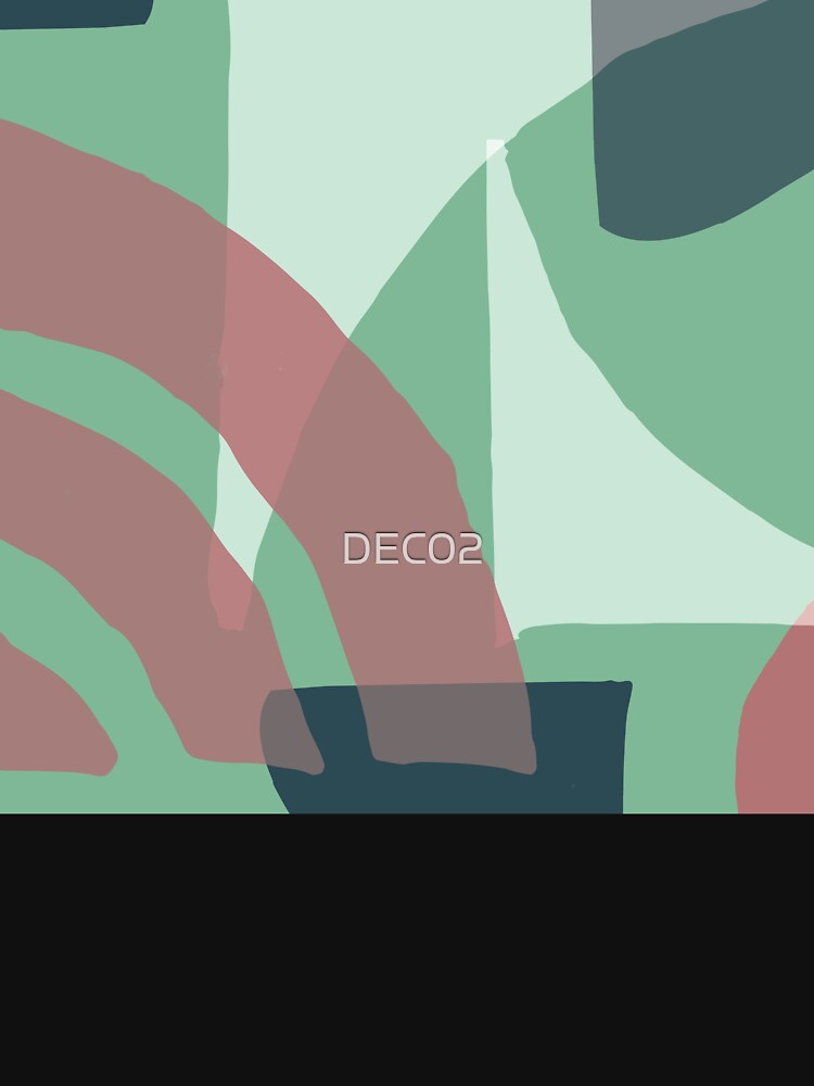 Mid-Century Modern in Minty Green and Mauve-Pink Pattern by DEC02